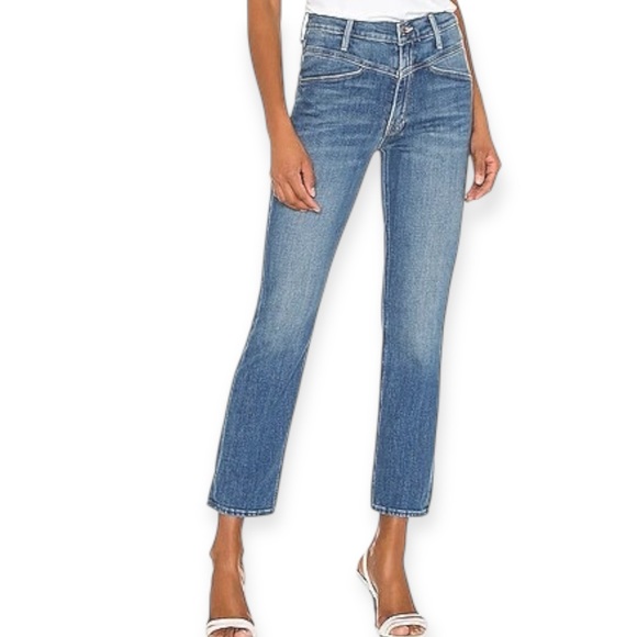 MOTHER • Dazzler Yoke Front Ankle Jean - Wander Dust - Picture 9 of 14